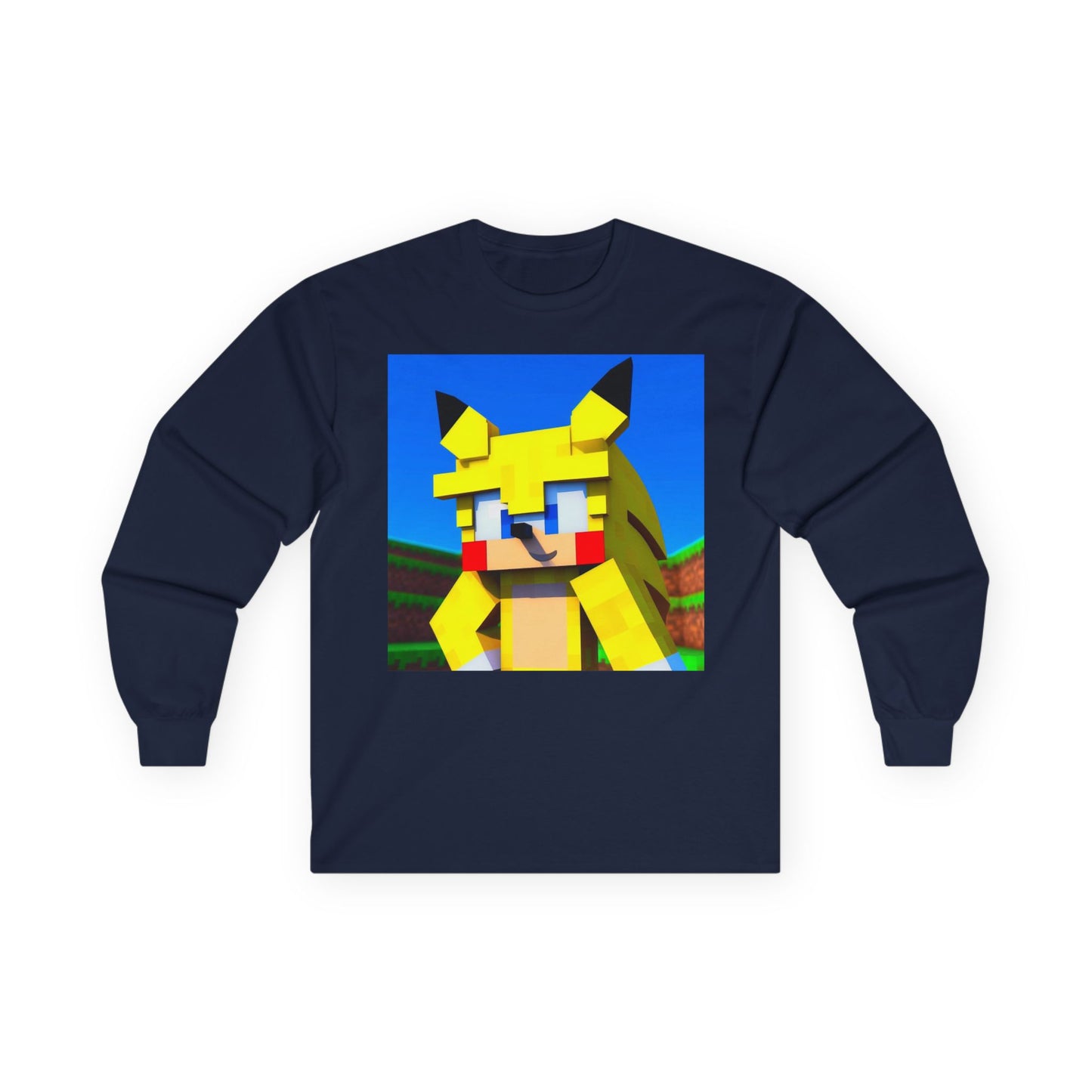 Long Sleeve Tee, Gamer Shirt, Unisex Tee for Kids and Adults, Cute Graphic Shirt, Birthday Gift, Game Night Apparel