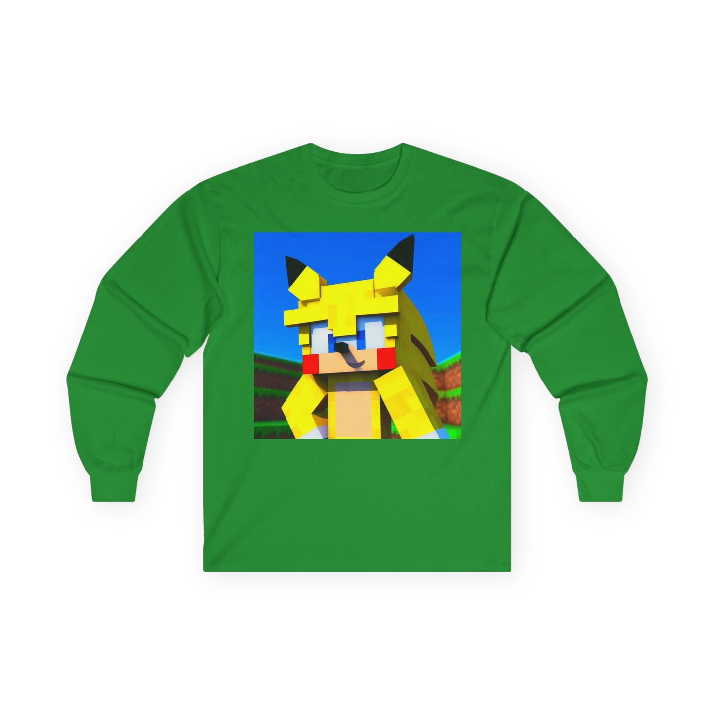 Long Sleeve Tee, Gamer Shirt, Unisex Tee for Kids and Adults, Cute Graphic Shirt, Birthday Gift, Game Night Apparel