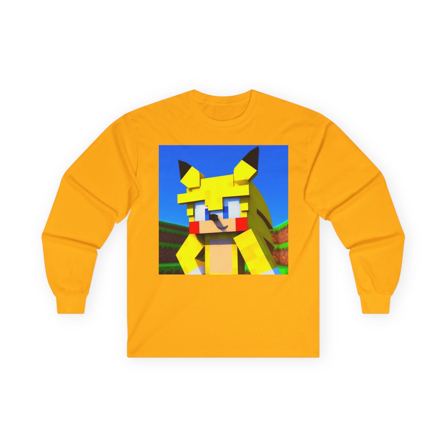 Long Sleeve Tee, Gamer Shirt, Unisex Tee for Kids and Adults, Cute Graphic Shirt, Birthday Gift, Game Night Apparel